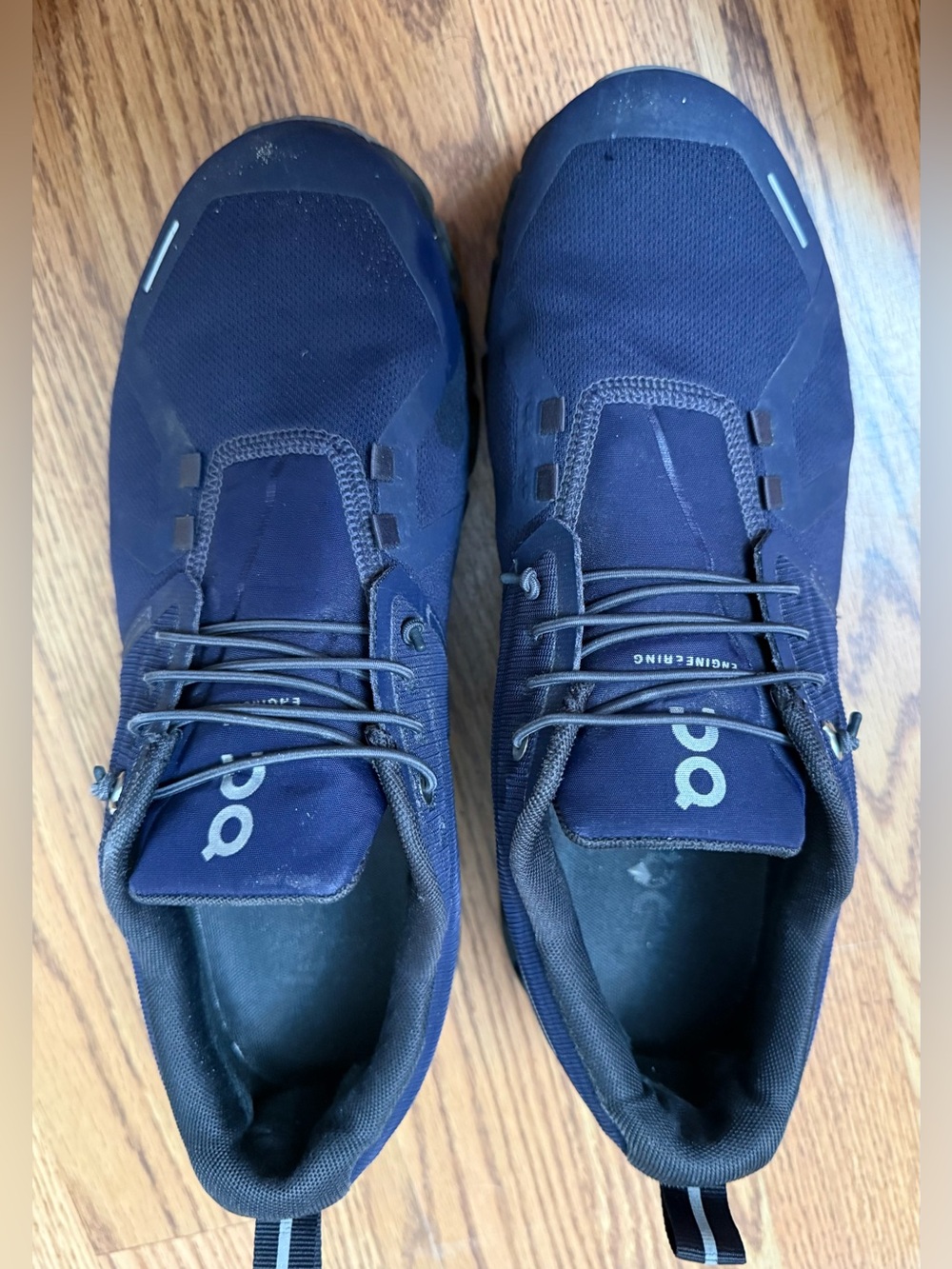 ON RUNNING Cloud 5 Waterproof Navy Ink Men’s Size 10 - Picture 6 of 7